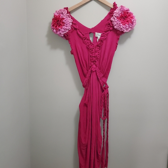 Temperley London Runway Pink Dress - Picture 2 of 8